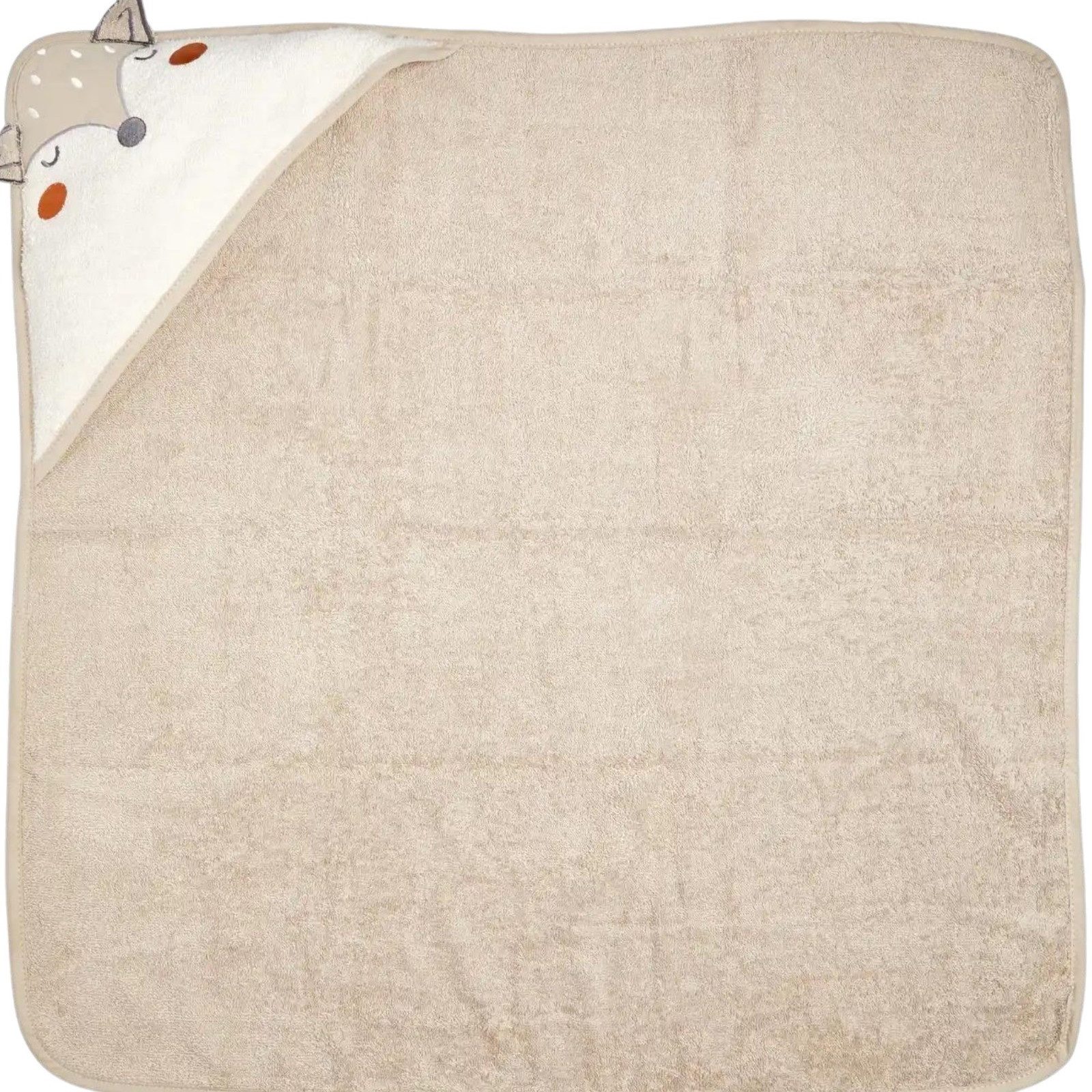 COFI 1453 Kapuzenhandtuch für Babys, 80x80 cm, 100% Baumwolle günstig online kaufen