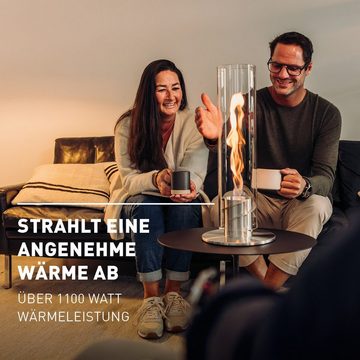 höfats Tischfeuer SPIN 900, 1200 (wärmender Tischkamin für Indoor und Outdoor, NEUES Modell mit verlängerter Brenndauer), innovative Brennertechnologie