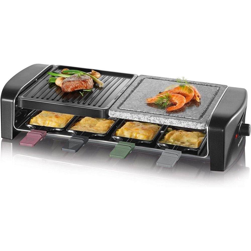 Severin Raclette RG 9645 - Raclette - schwarz/edelstahl