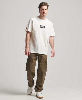 Superdry T-Shirt CODE TECH GRAPHIC LOOSE TEE Nordic Bone Grey