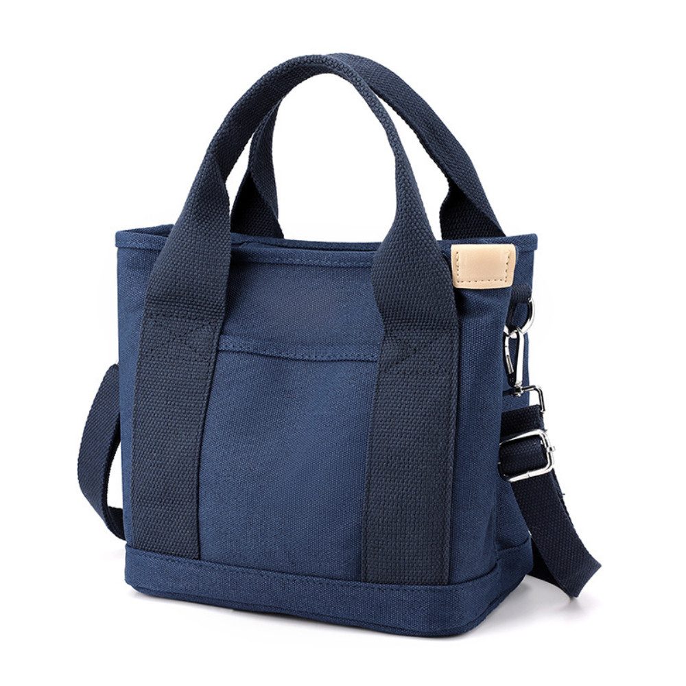 Blusmart Umhängetasche Canvas-Tragetasche für Damen (Schultertasche mit verstellbarem Riemen, Handtasche mit Reißverschluss, Tragetasche), Für Schule, Shopping, Arbeit und Reisen