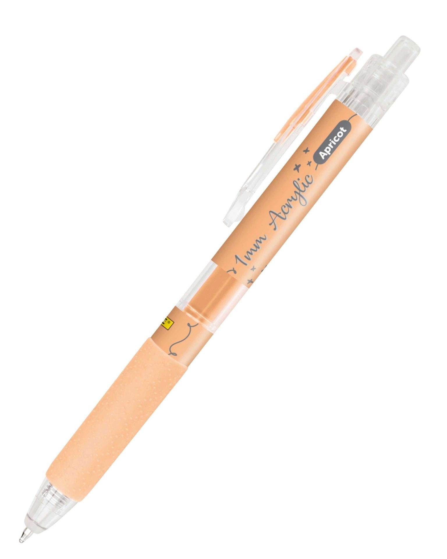 Online Pen Künstlerstift ONLINE Calli.Brush Acrylic Liner Apricot 1mm Spitze 12 Farben