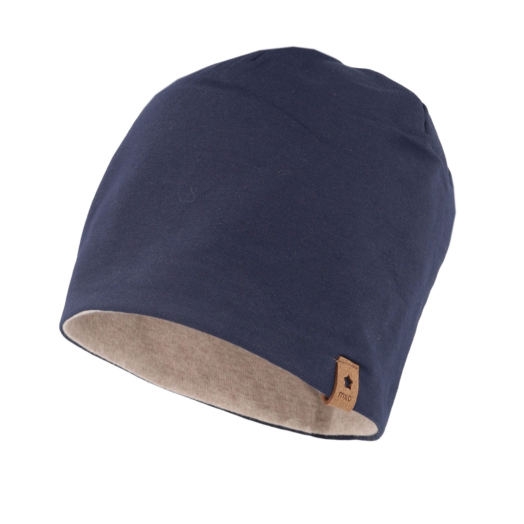 MAXIMO Beanie (1-St) aus Jersey-Material, für lässige Looks