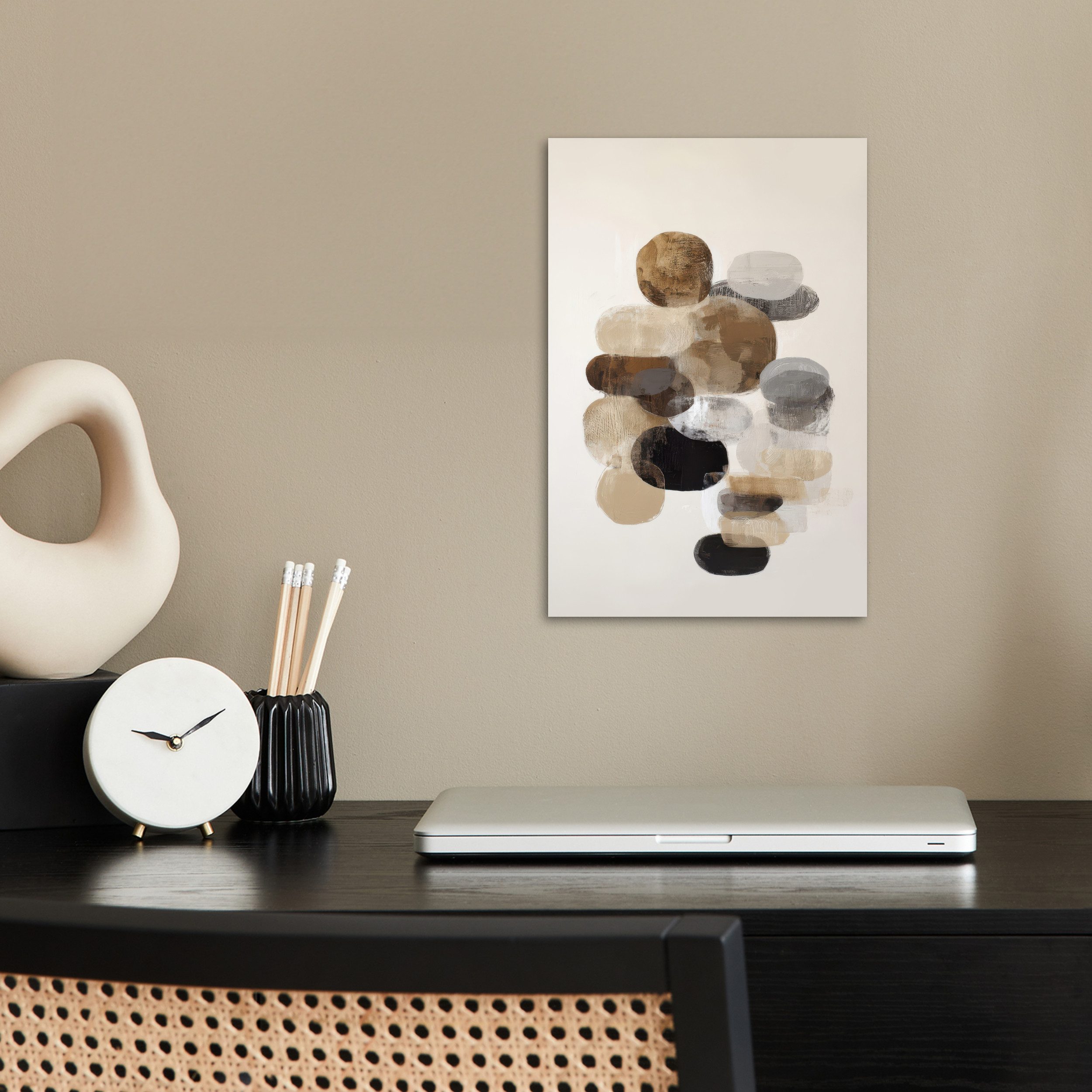 MuchoWow Poster Oval - Farbflächen - günstig online kaufen