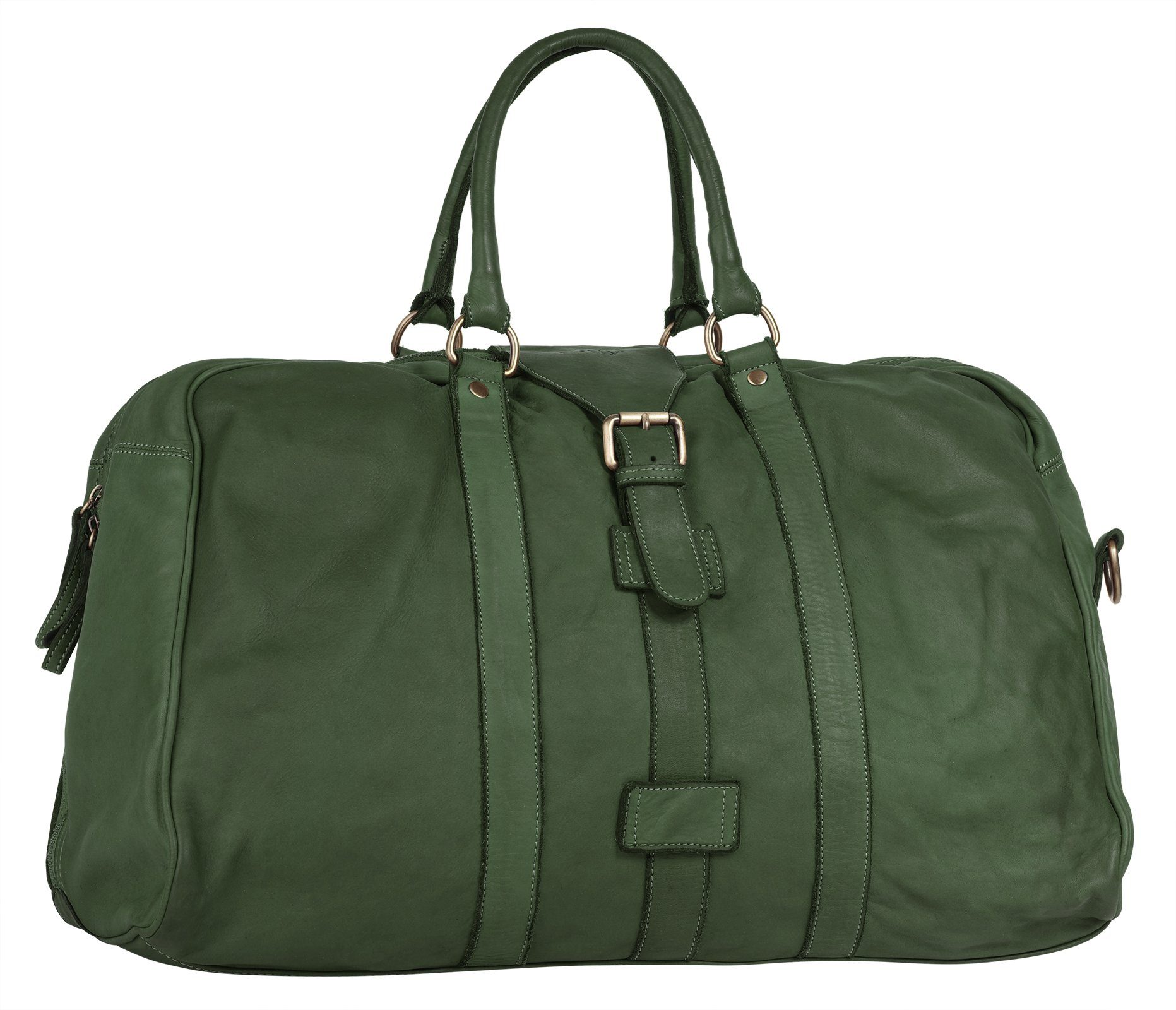 forty° Reisetasche, echt Leder, Made in Italy