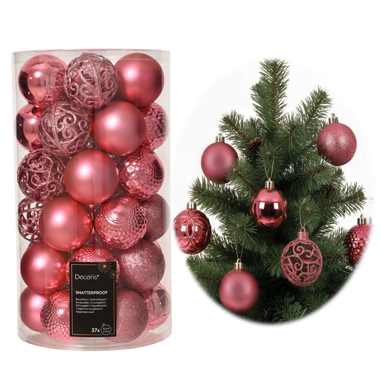 Pastell Weihnachtskugeln » Pastellfarbene Christbaumkugeln