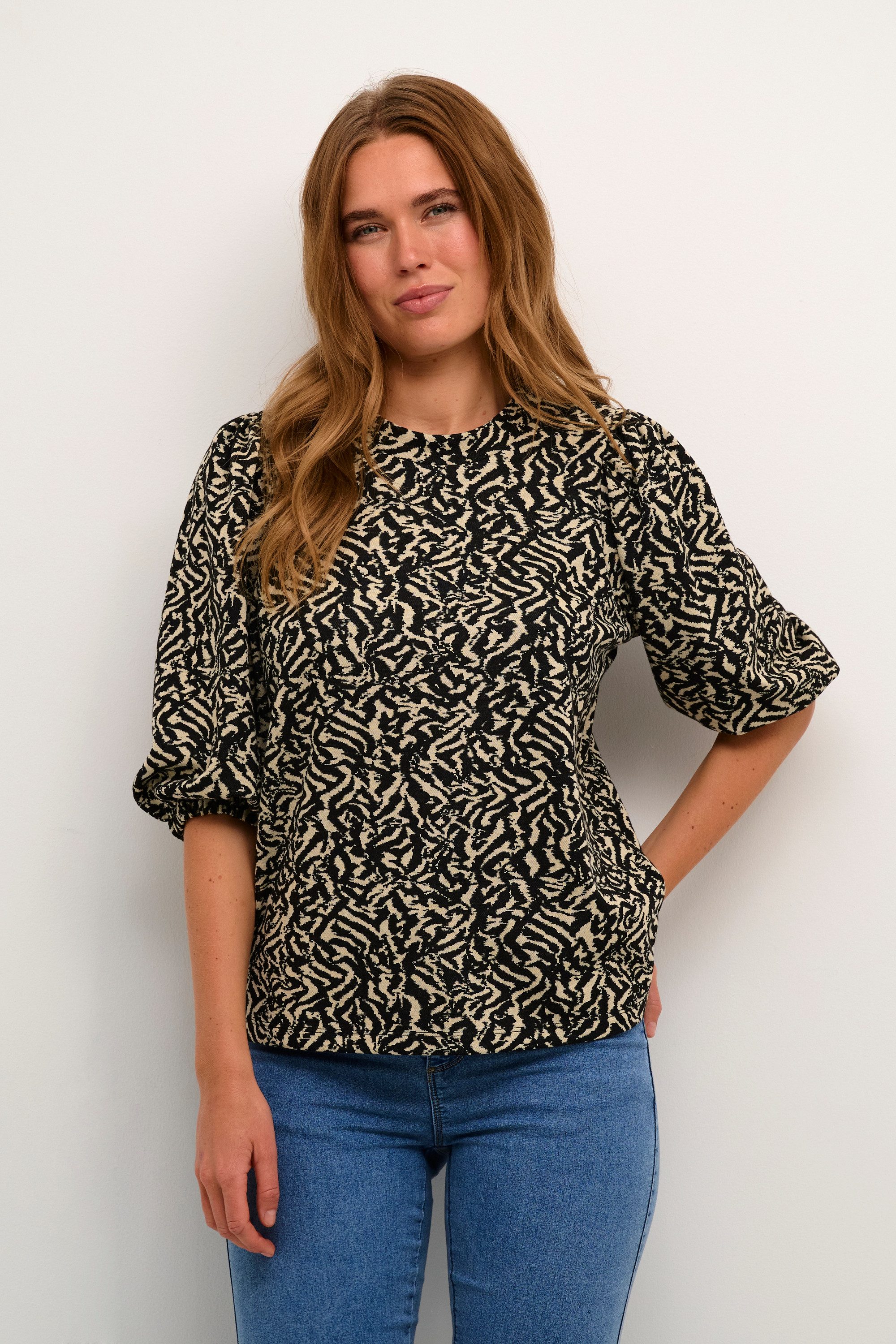 Langarmbluse Langarm-Shirt KAjanna