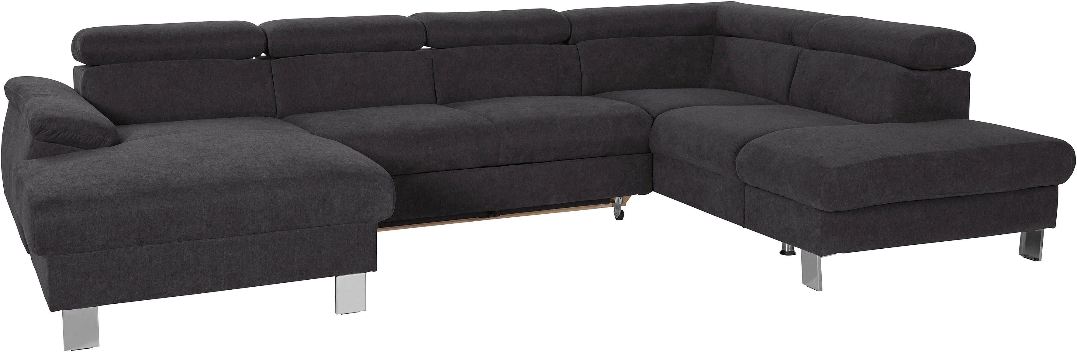 COTTA Wohnlandschaft "Komaris U-Form, B: 320 cm" mit Kopfteilverstellung, o günstig online kaufen