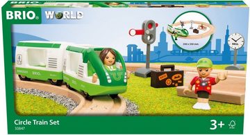 BRIO® Spielzeug-Eisenbahn BRIO® WORLD, Starter Set Reisezug, FSC® - schützt Wald - weltweit