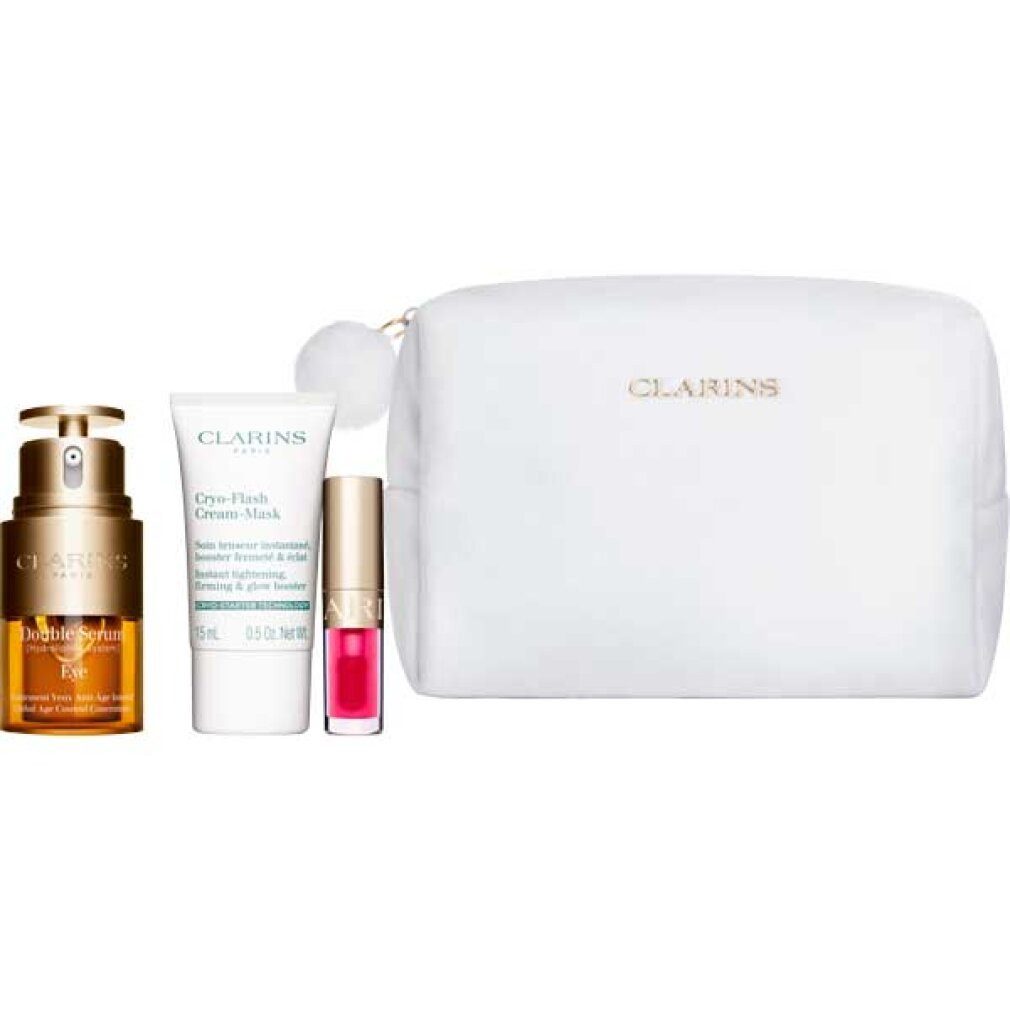 Clarins Körperpflegemittel Clarins Double Serum Eye Set 4 Artikel
