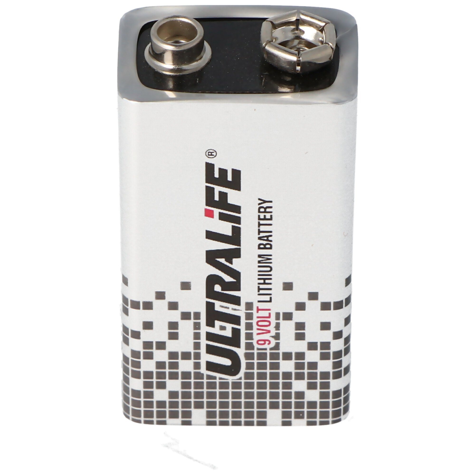UltraLife Ultralife Lithium Batterie 9 Volt, E-Block, U9VL, U9VL-J, U9VL-J-P Batterie, (9,0 V)