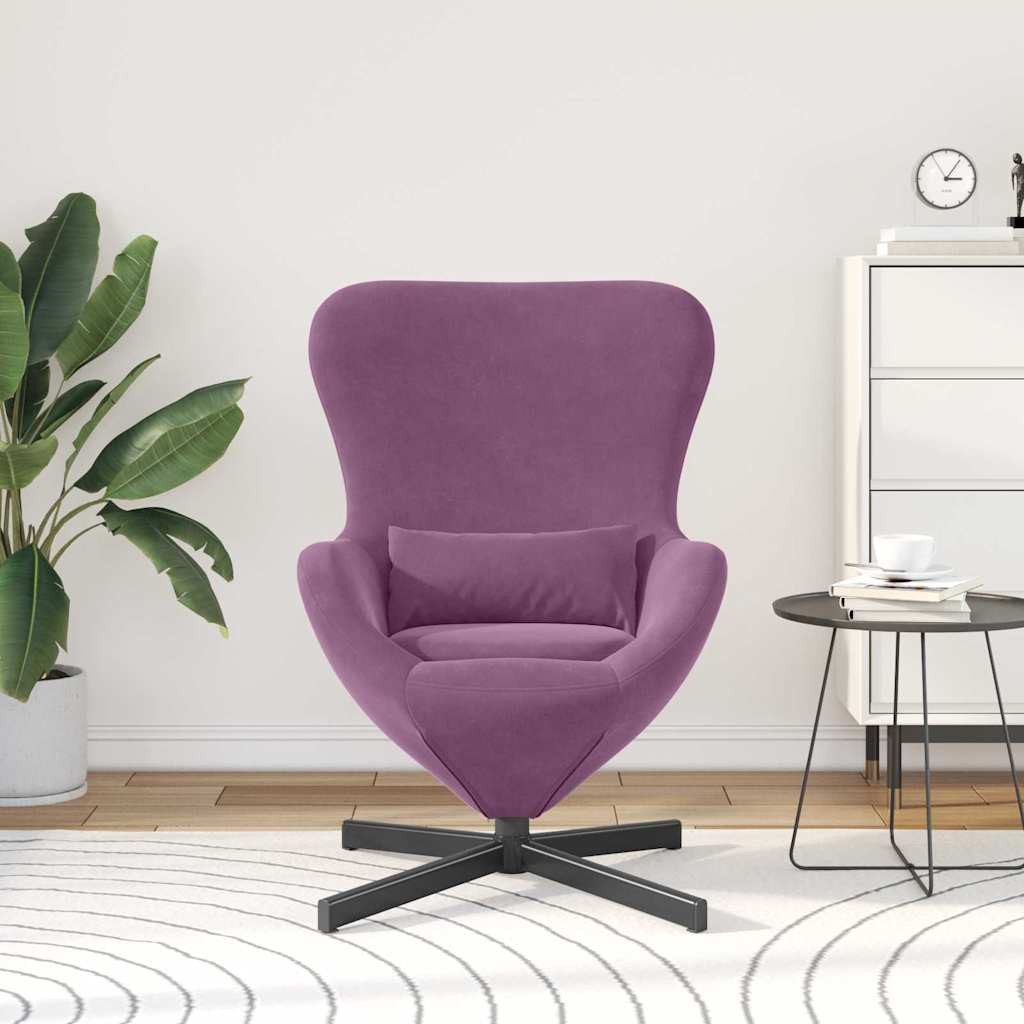 vidaXL Sessel Eiersessel Lila 63 x günstig online kaufen