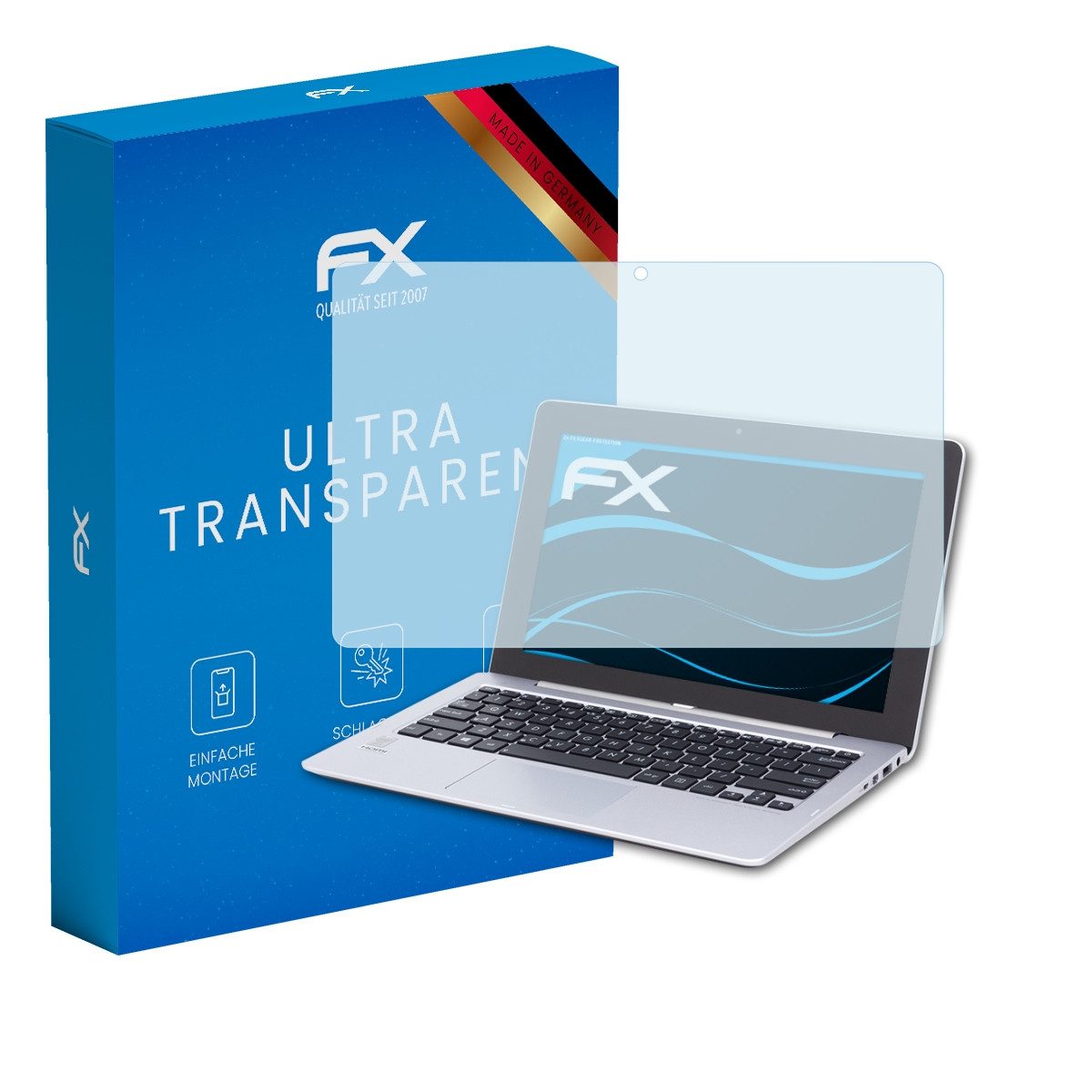 Schutzfolie Displayschutz für Asus Transformer Book Trio TX201