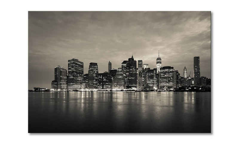 WandbilderXXL Leinwandbild Manhatten Skyline, New York (1 St), Wandbild,in 6 Größen erhältlich