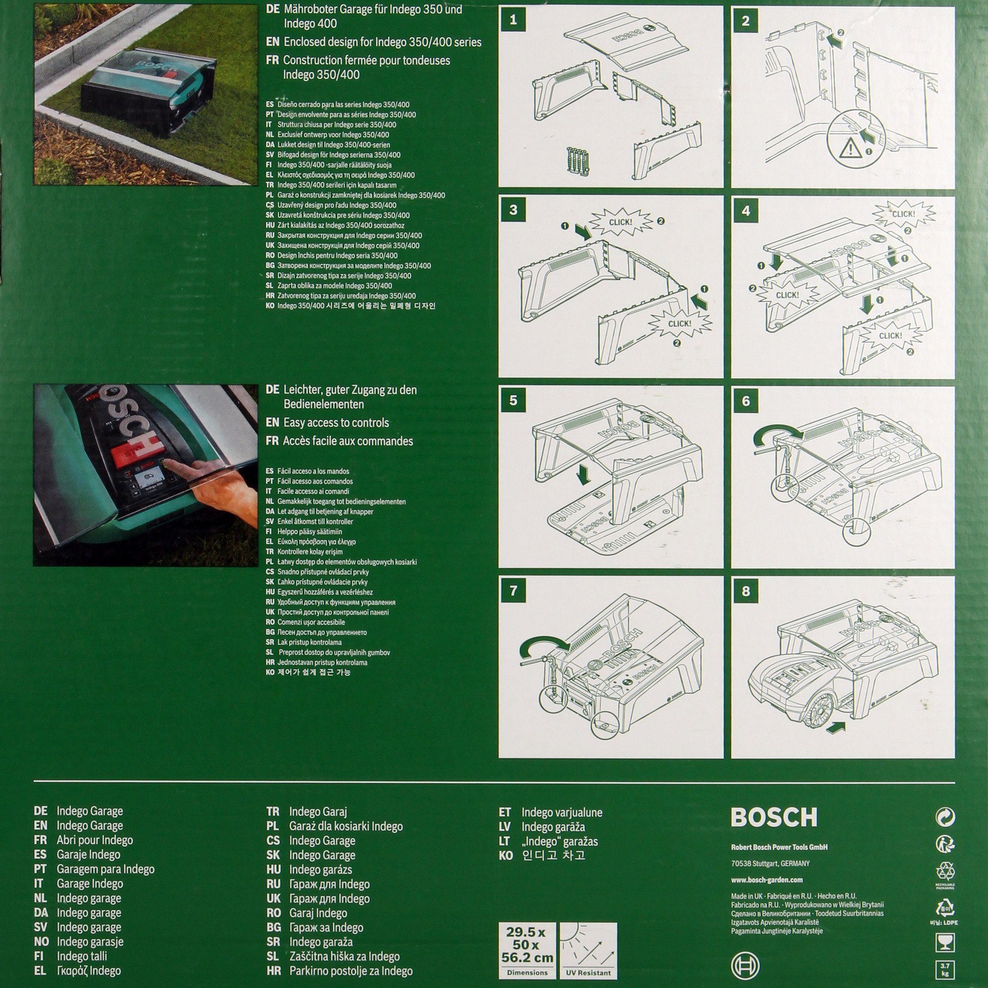 BOSCH Mähroboter-Garage Indego-Garage...