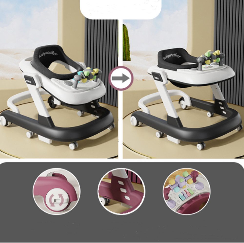 Lauflernhilfe 2 in1 Babywalker Spiel- und Lauflernwagen