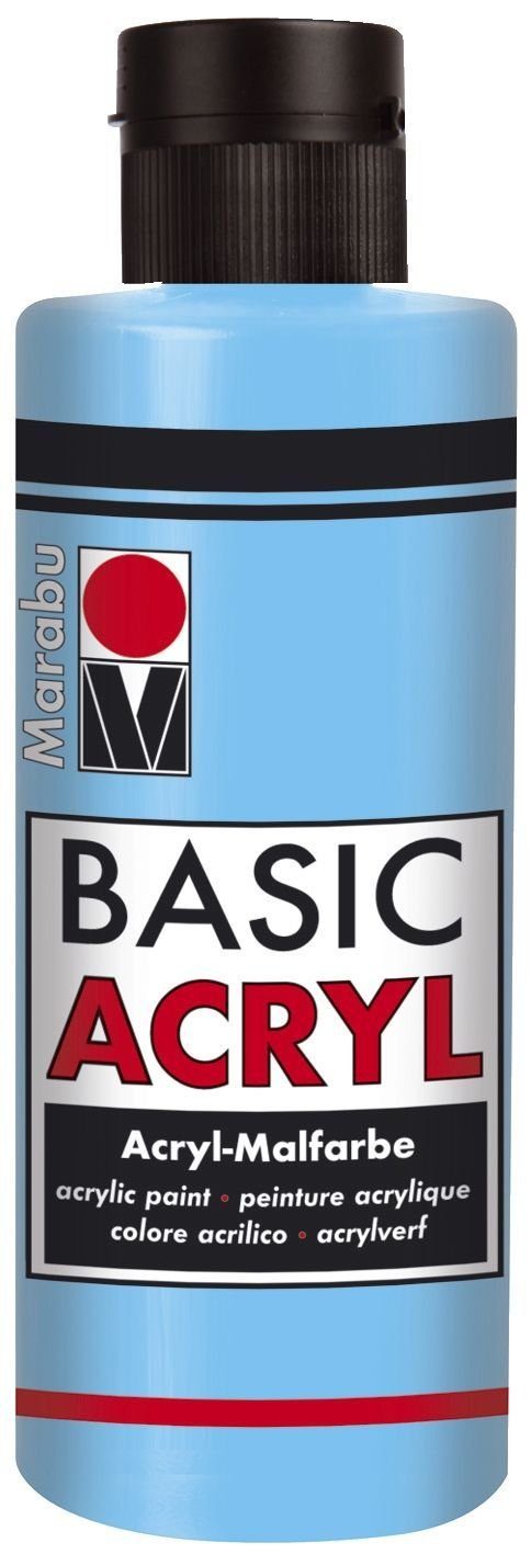 Marabu Kugelschreiber Basic Acryl - Hellblau 090, 80 ml