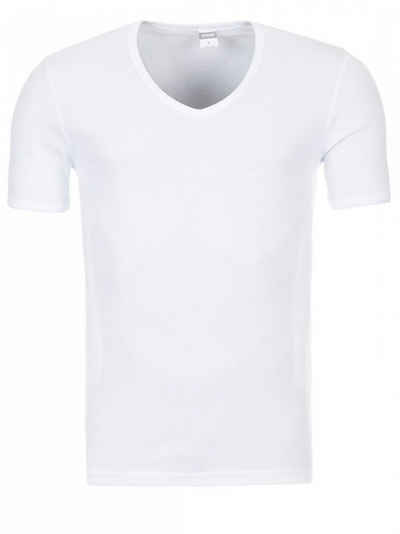 Yazubi V-Shirt Yazubi - Basic V-Neck Tee (1-tlg) bequemes T-shirt mit V-Ausschnitt