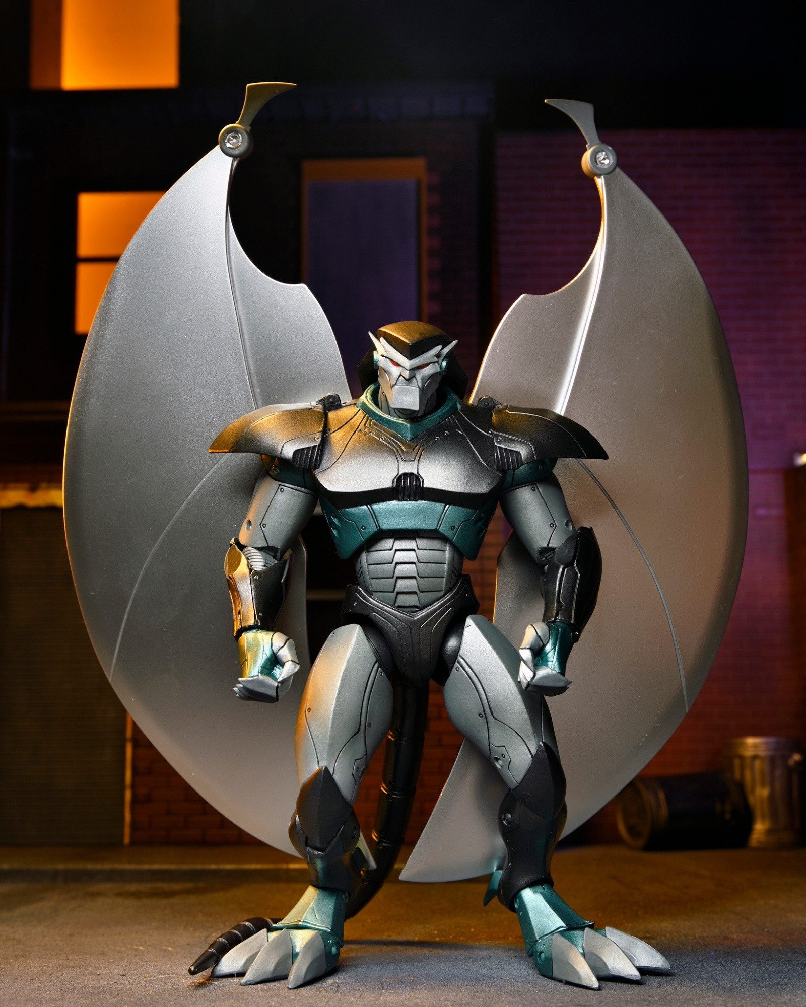 NECA Actionfigur NECA Gargoyles Ultimate Steel Clan Robot 7 Inch Actionfigur