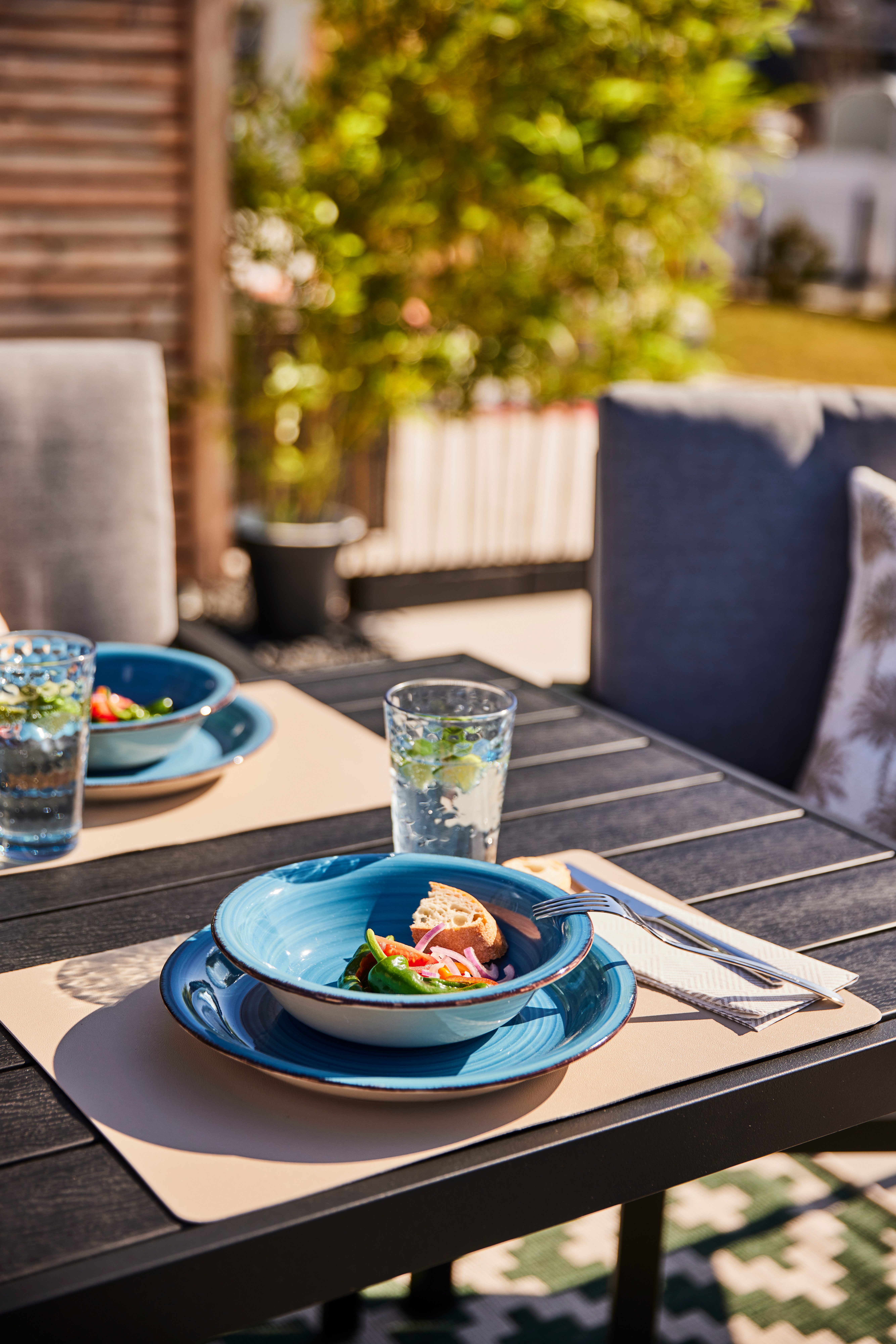 Zeller Present Platzset, (Set, 6-St), Kunstleder, metallic, 30x45 cm