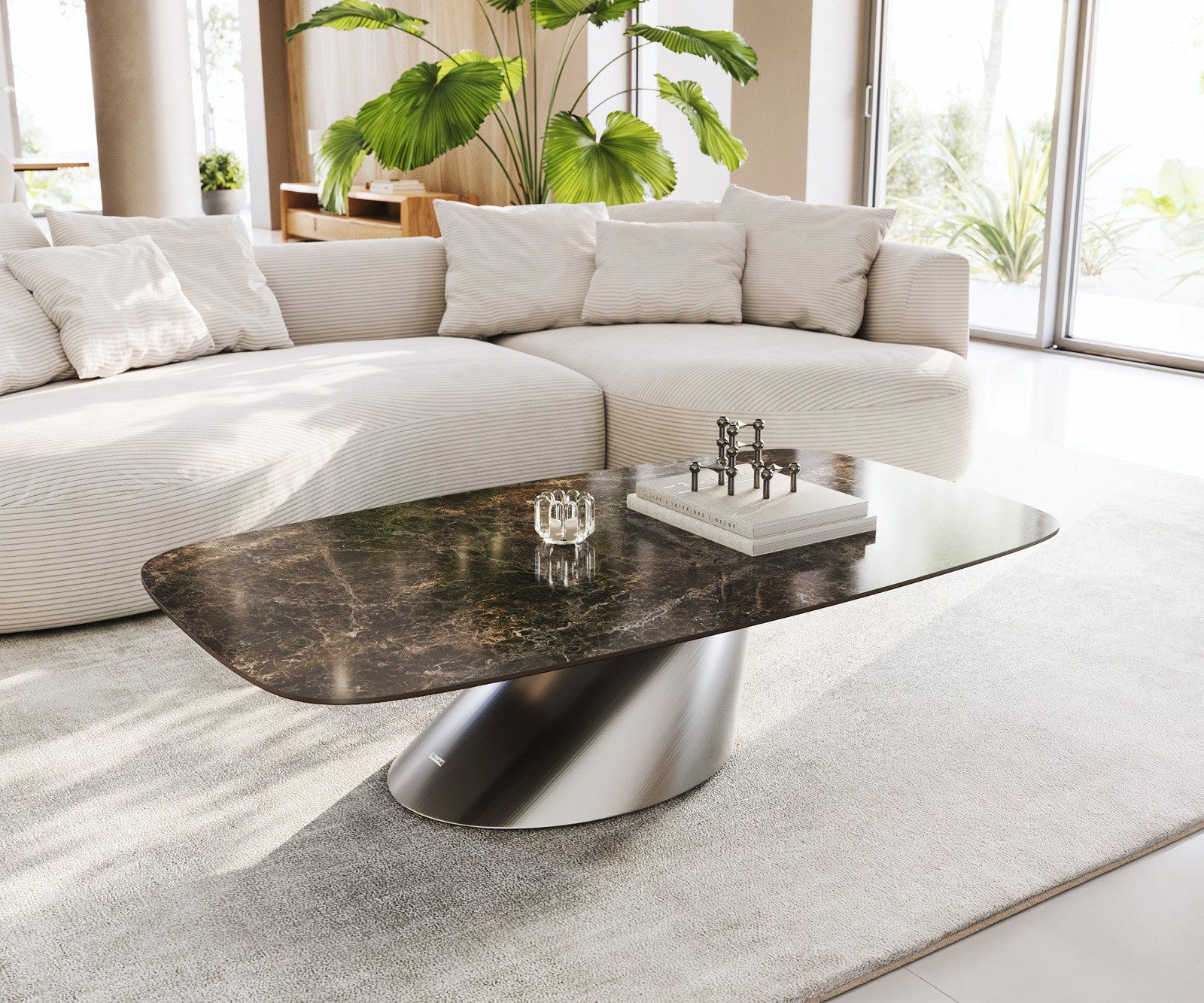 DELIFE Couchtisch Edge, Boot 140x80 cm günstig online kaufen