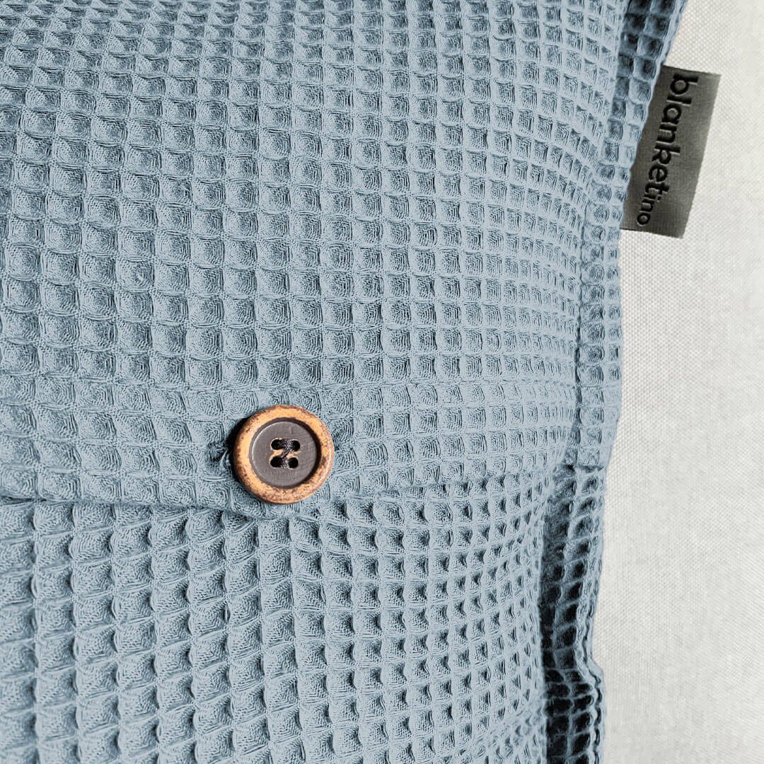 blanketino Dekokissen Kissen mit Waffelmuster, Kissenhülle günstig online kaufen
