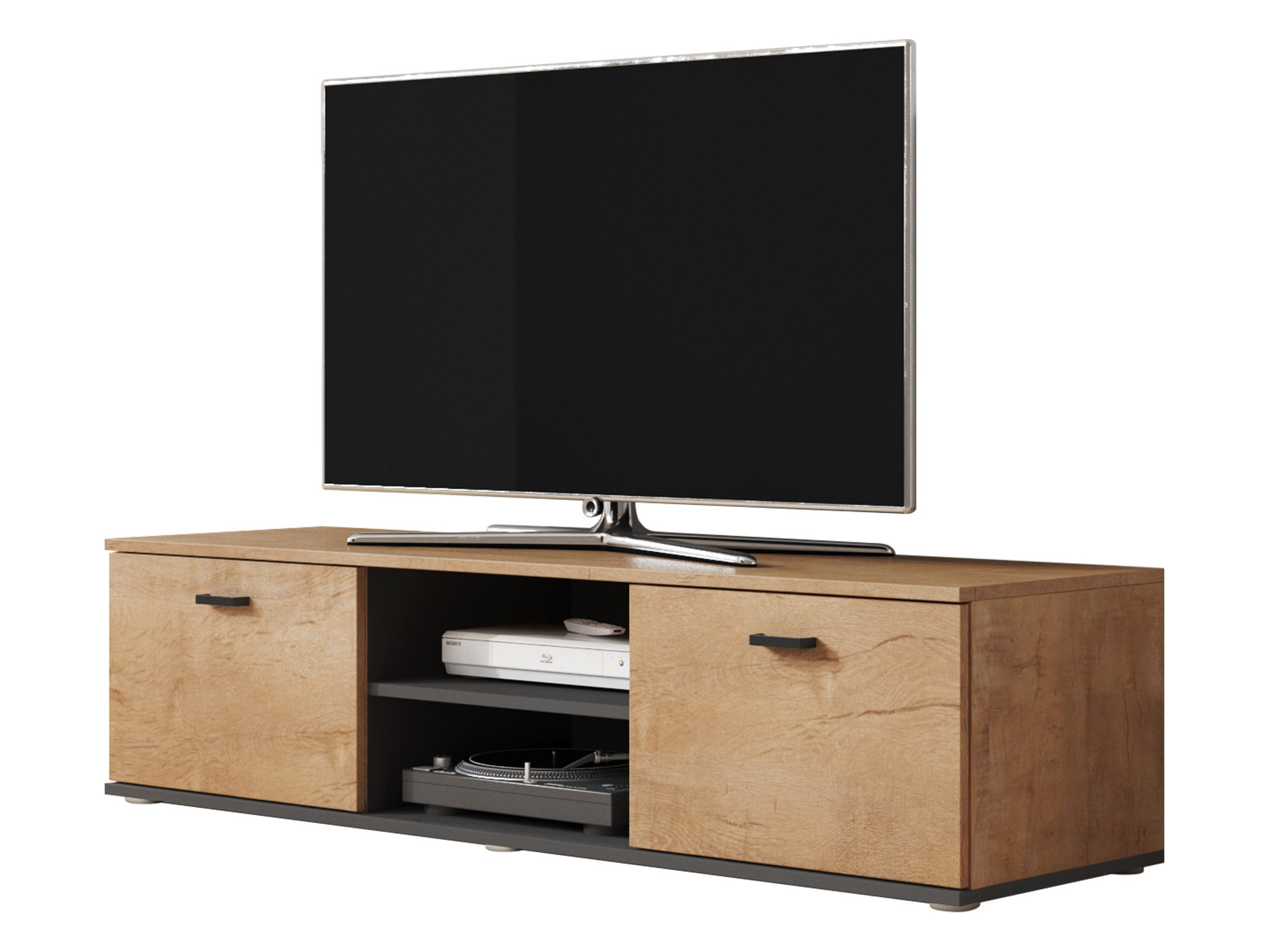 MIRJAN24 TV-Schrank Soho S04 (mit zwei Klappen) 140x43x37 cm