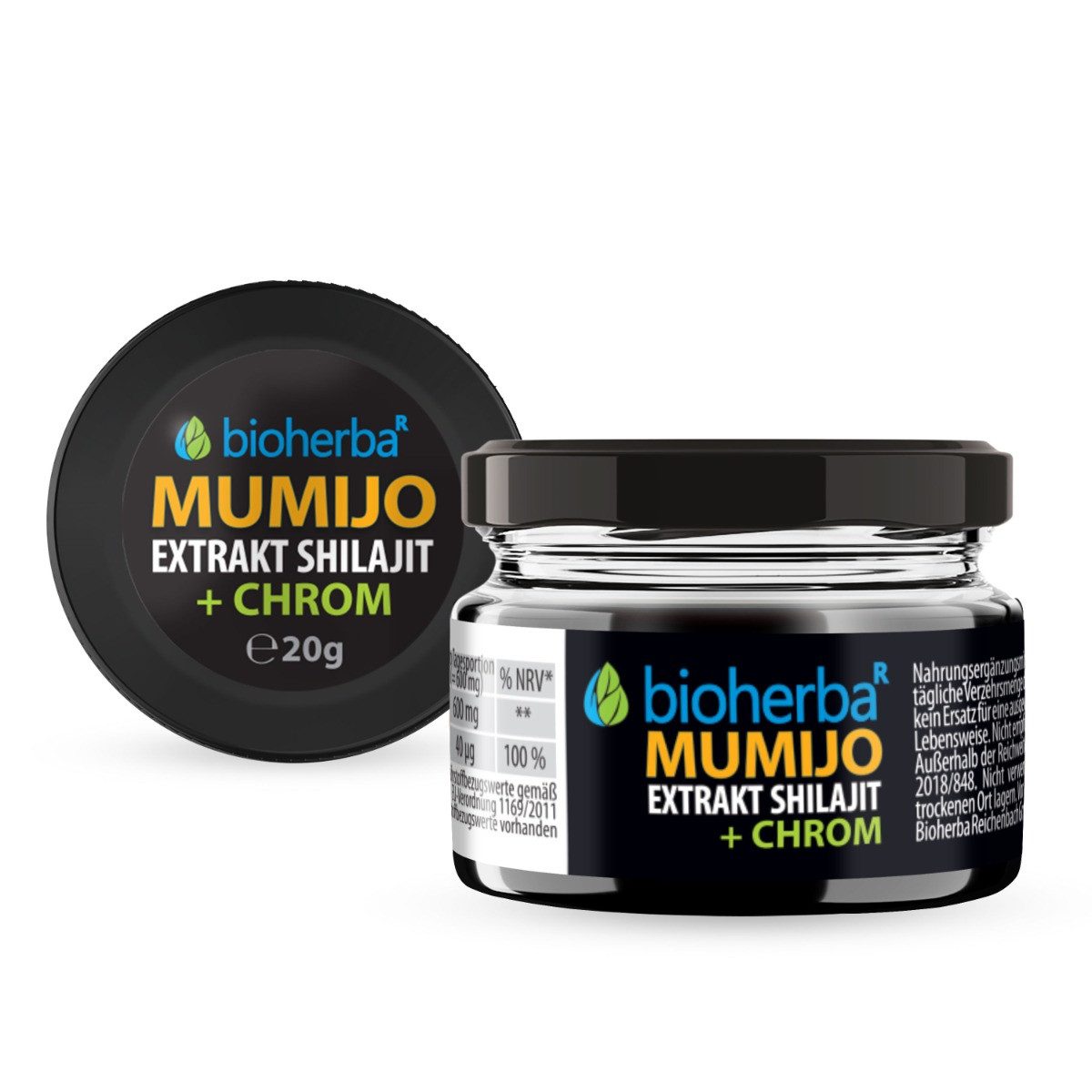 BIOHERBA R Mumijo Extrakt Shilajit 20g Nahrungsergänzungsmittel