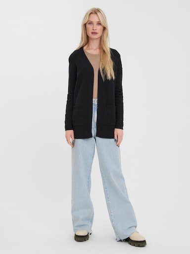 Vero Moda Strickjacke VMLILLIE LS POCKET black CARDIGAN