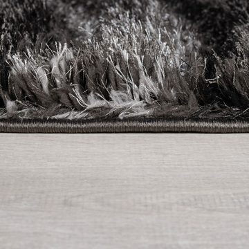 Hochflor-Läufer Hochflor-Teppich aus 100% recyceltem Polyester, handgeschnitzt, KADIMA DESIGN, Rechteckig, Höhe: 40 mm