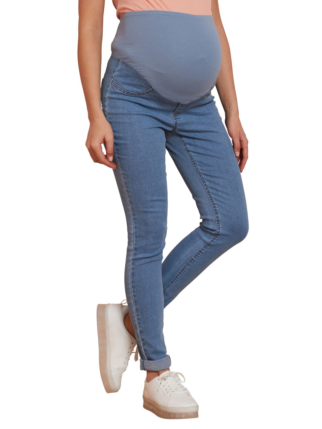 vertbaudet Umstandsjeans Jeans-Treggings für die Schwangerschaft