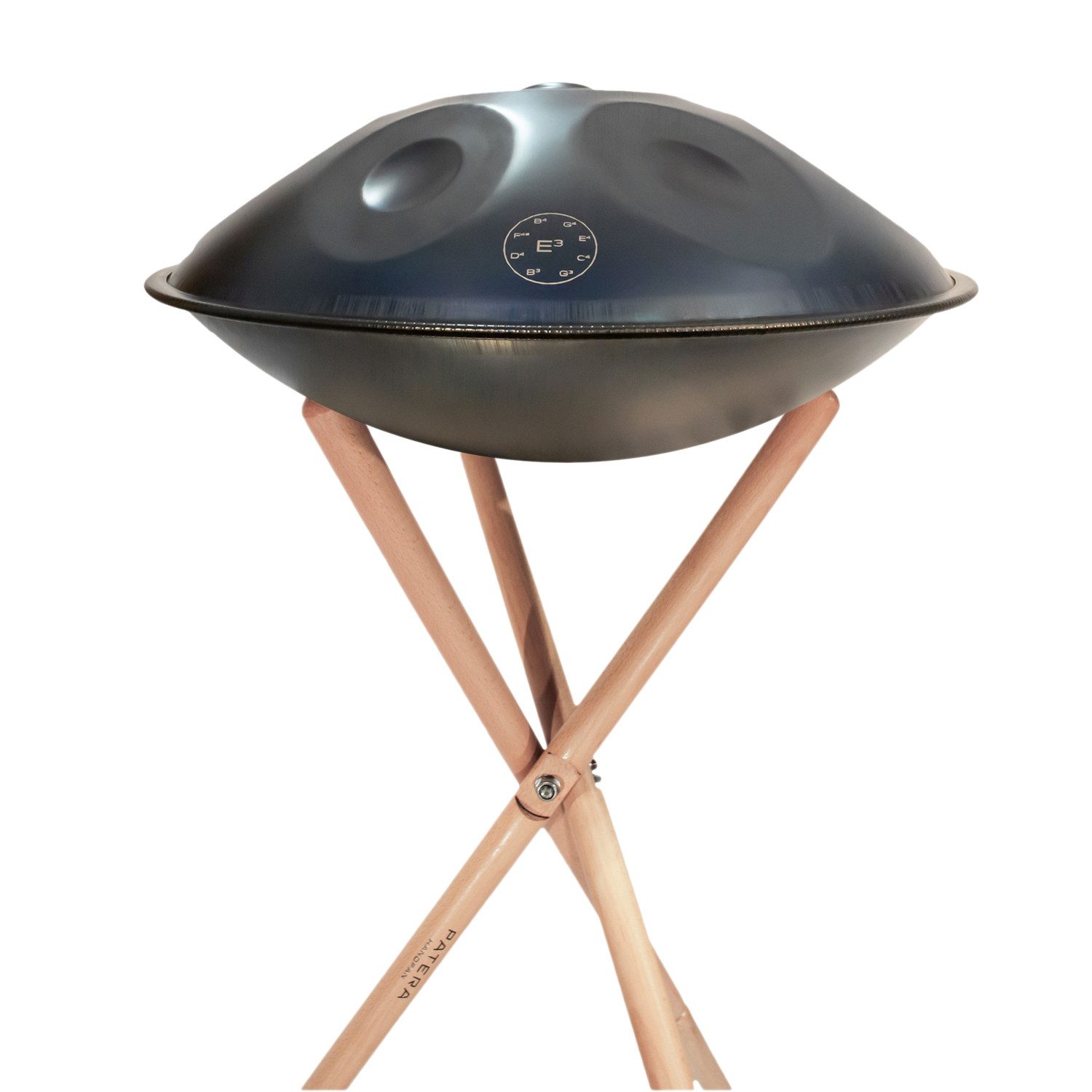 Patera Handpan Patera Handpan HPEM-3 E-Minor mit Handpan-Ständer,Vorteils-Set mit Handpan-Ständer, Handpan
