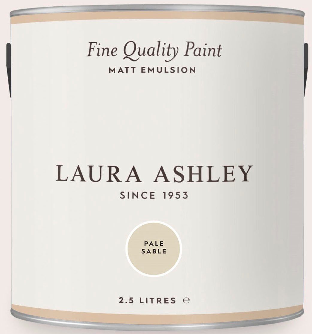 LAURA ASHLEY Wandfarbe Fine Quality Paint MATT EMULSION natural shades, matt, 2,5 L Pale Sable