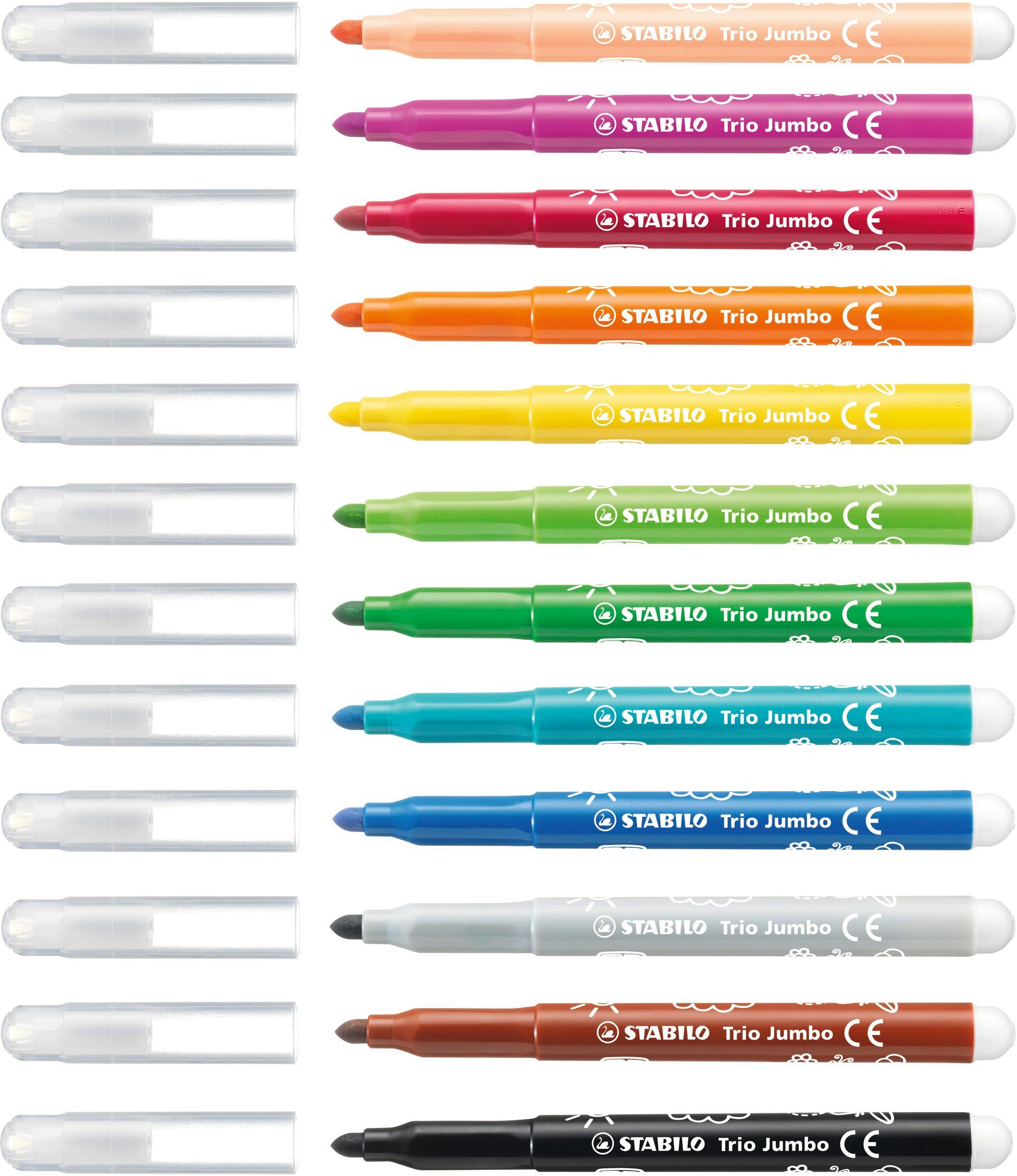 STABILO Filzstift Filzstift Stabilo Trio Jumbo