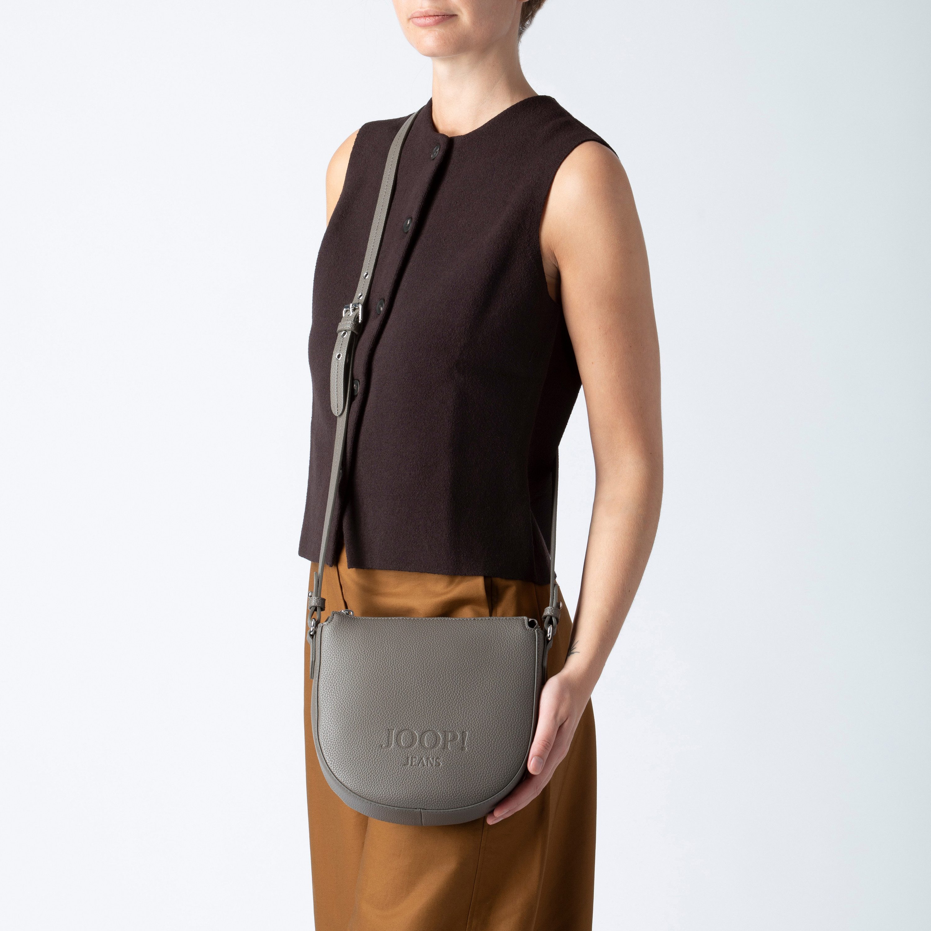 Joop Jeans Schultertasche lettera 1.0 stella shoulderbag svz, Tasche Damen Damentasche Shoulder Bag