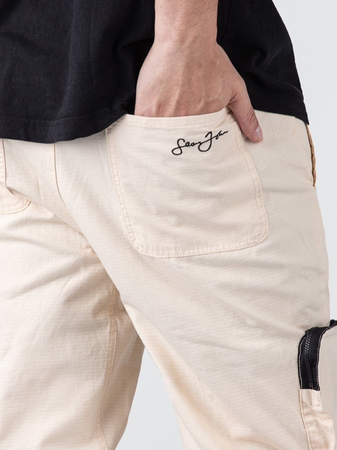 Sean John Jogginghose Sean John Script Logo Ripstop Trackpant