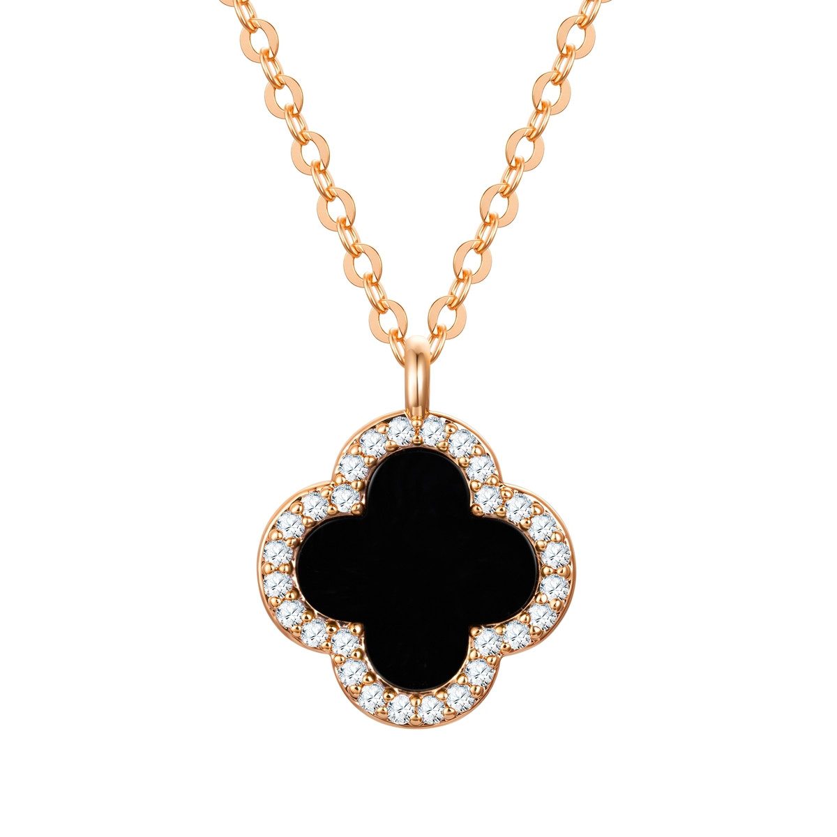 Lulu & Jane Collier Kleeblatt gelbgold