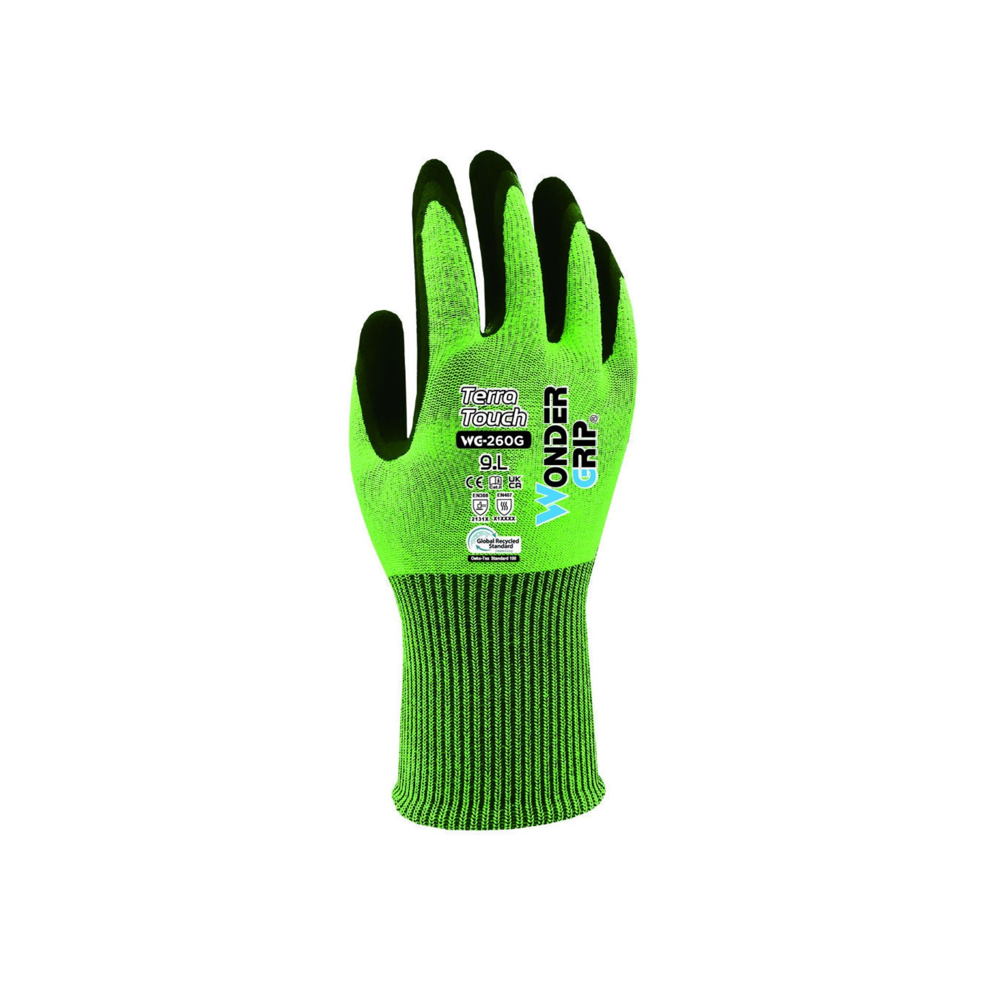 Wonder Grip Handschuh Terra Touch WG-260G, Gr. 9 12 Stk