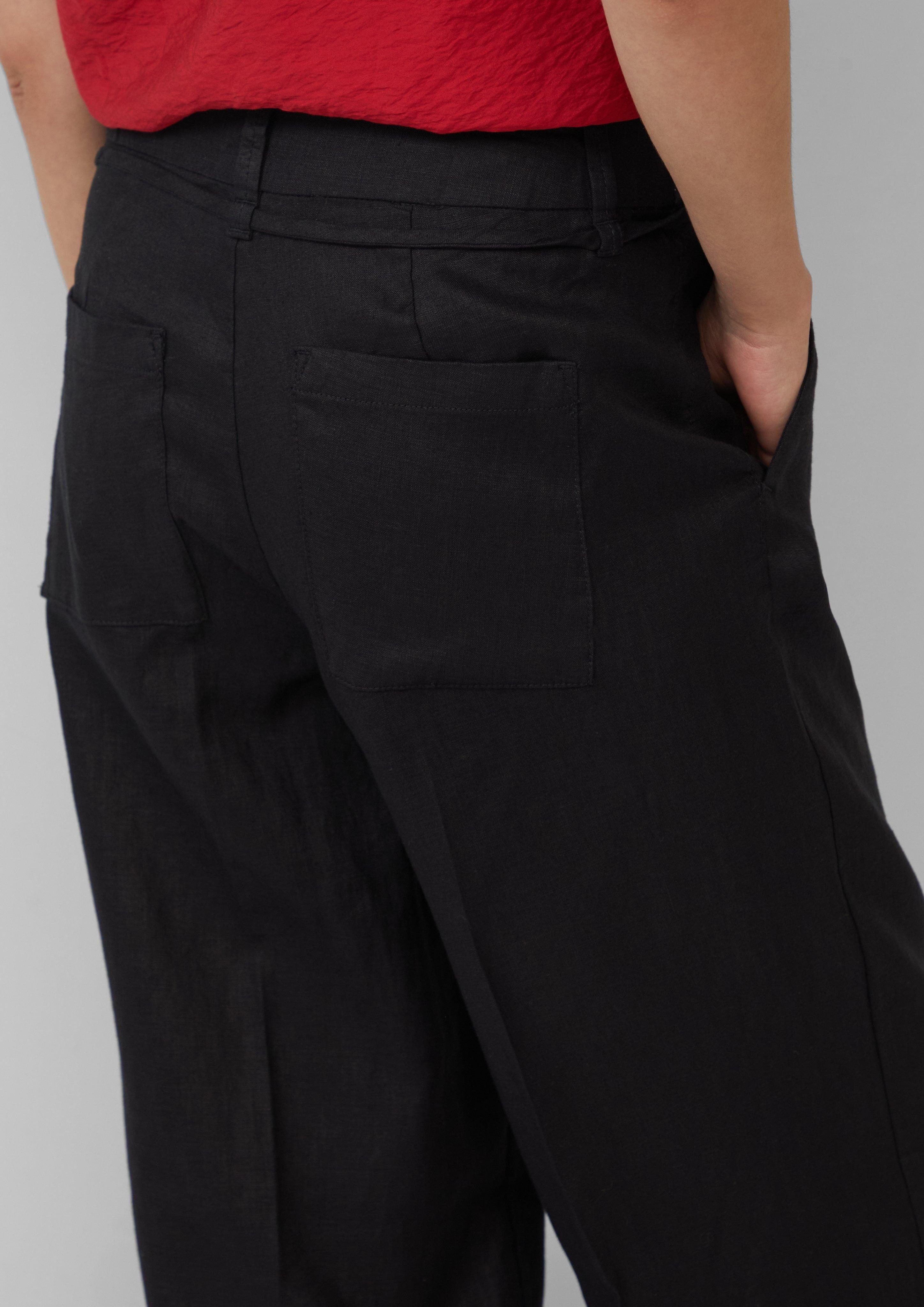 s.Oliver Stoffhose Leichte High-Rise-Hose aus Leinen günstig online kaufen