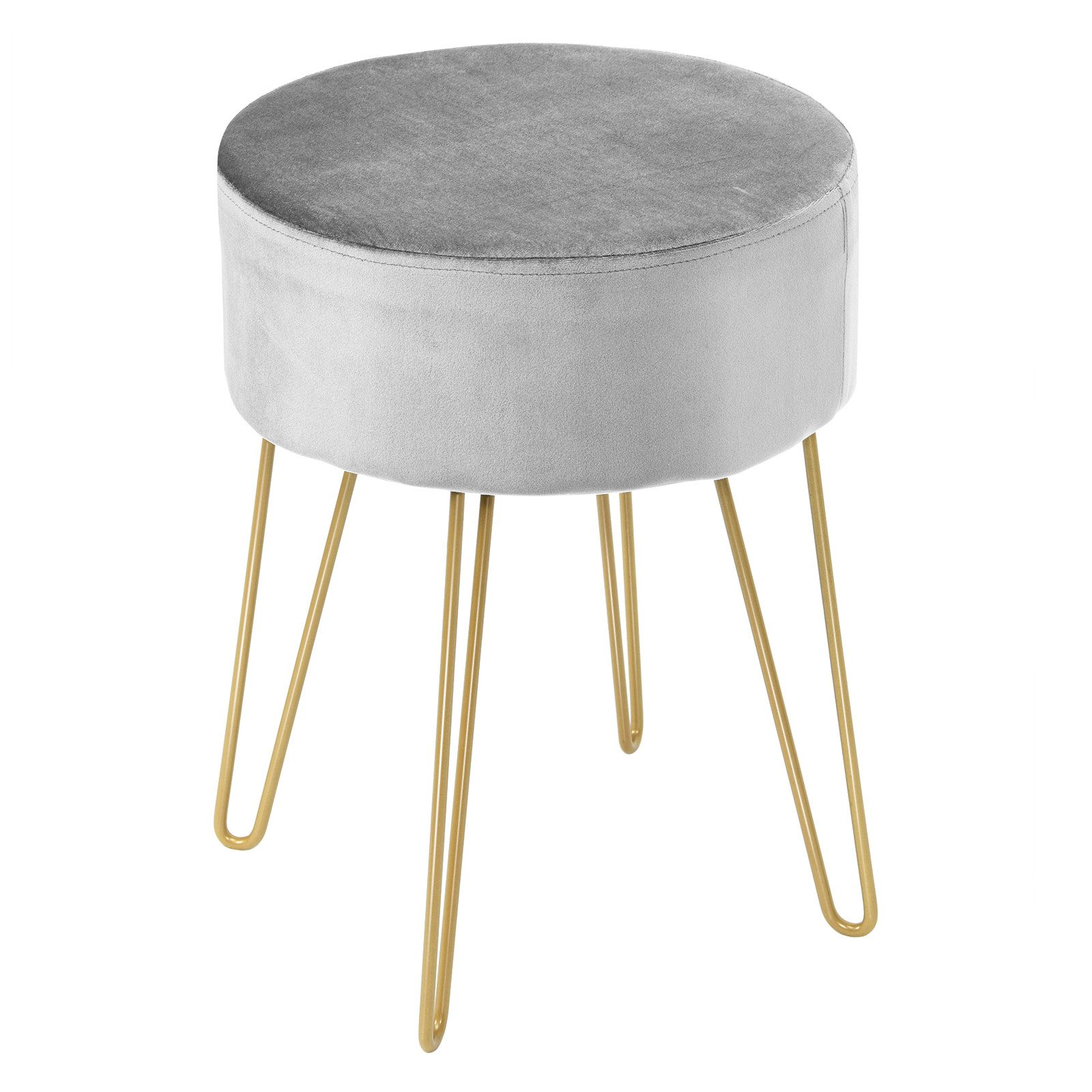 COSTWAY Sitzhocker, mit Metallbeinen, bis 100kg belastbar, 34 x 46 cm. Reduzierter Preis € 39,99. Unverbindliche Preisempfehlung € 78,99