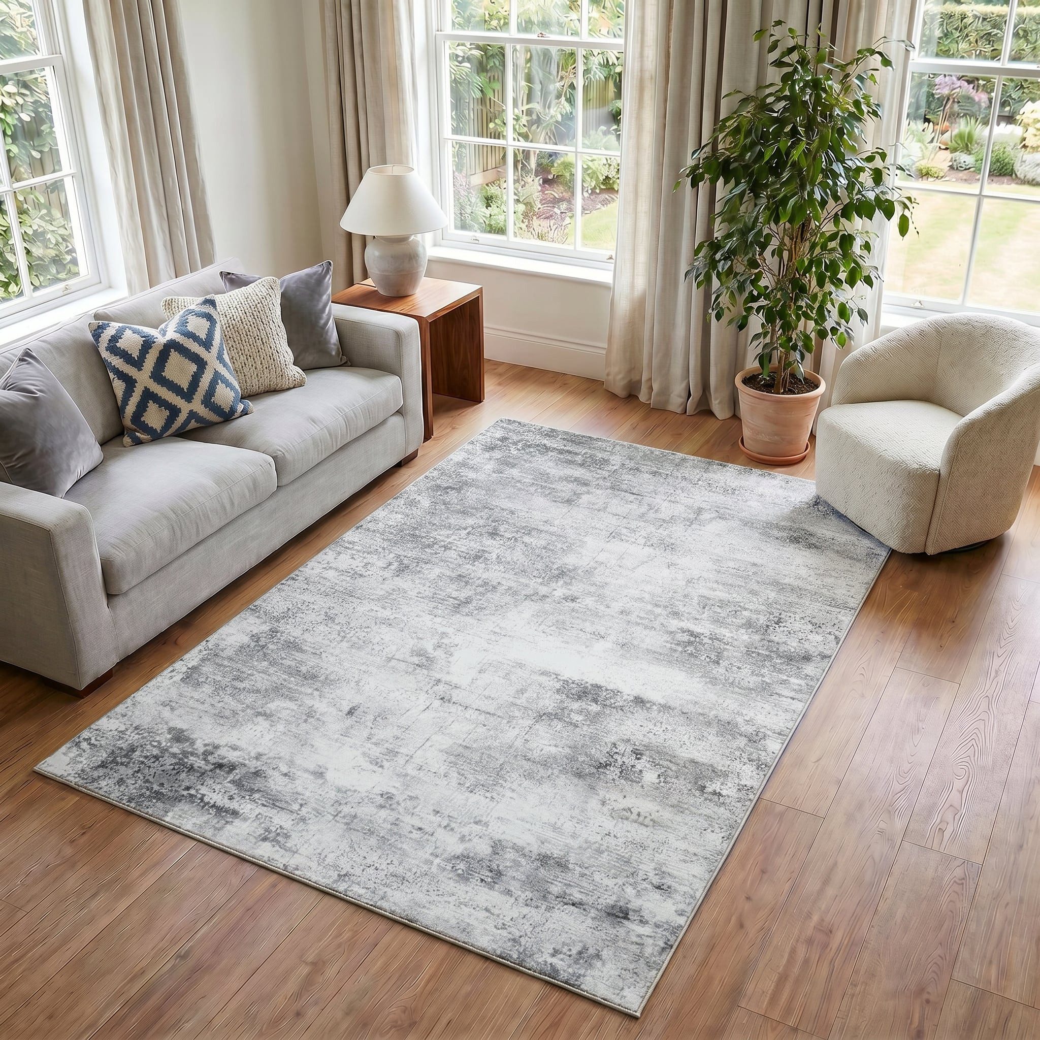 Tapiso Teppich BARI, rechteckig, Höhe: 8 mm, Rutschhemmend und OEKO-TEX zertifiziert