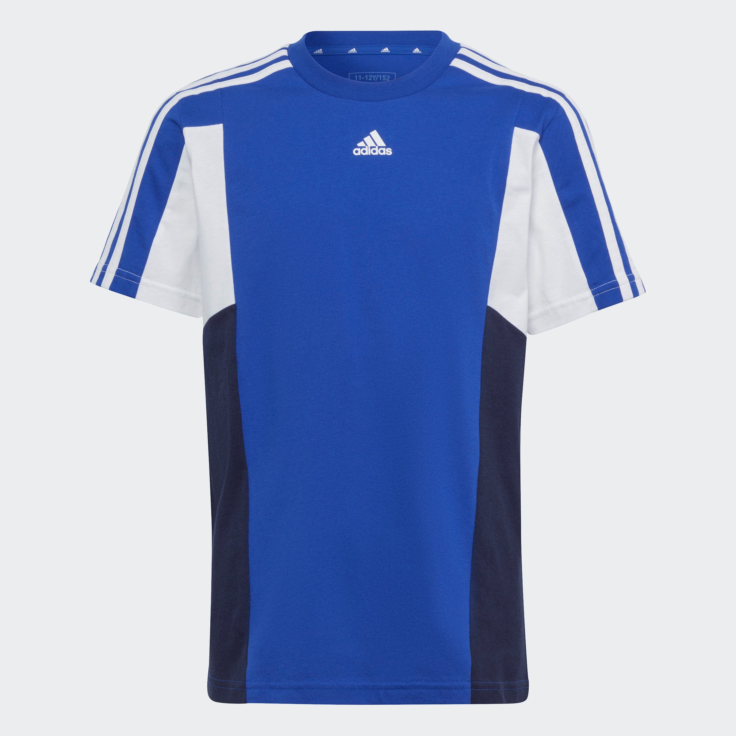 White Lucid FIT / / REGULAR Blue Sportswear adidas COLORBLOCK Ink 3-STREIFEN Legend T-Shirt Semi