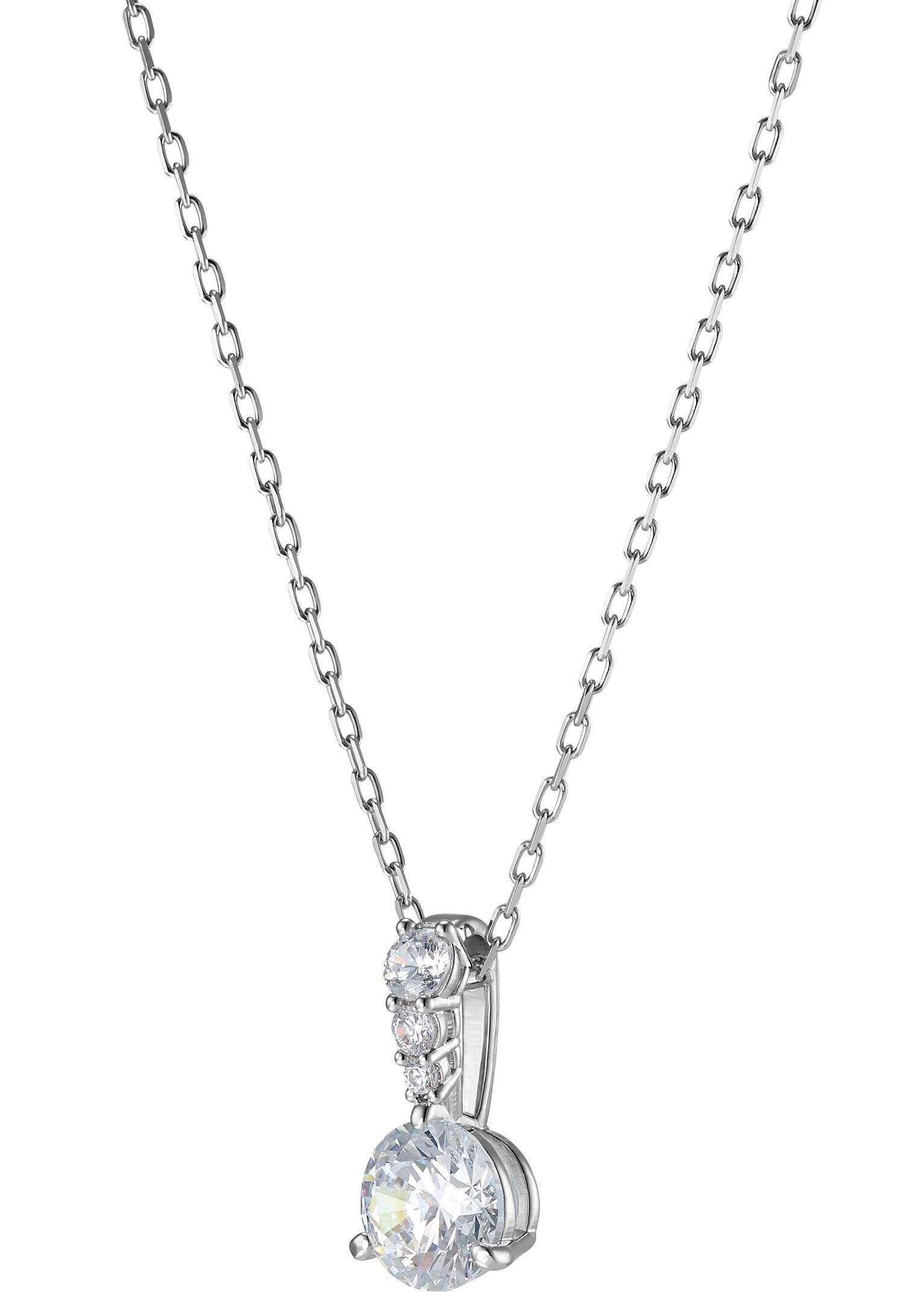 Swarovski Kette mit Anhänger Stilla Round, mit Swarovski® Kristall