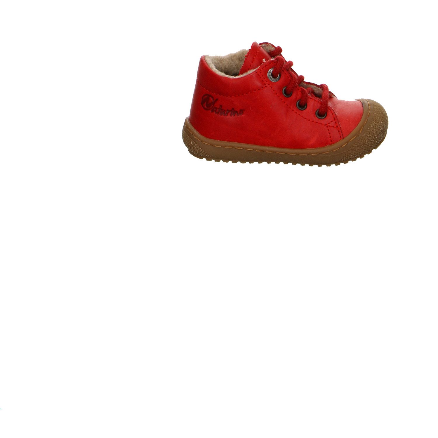 Naturino Naturino 0012014059.11.oho5 Leder Schnürstiefel Winter Mädchen rot Winterstiefelette