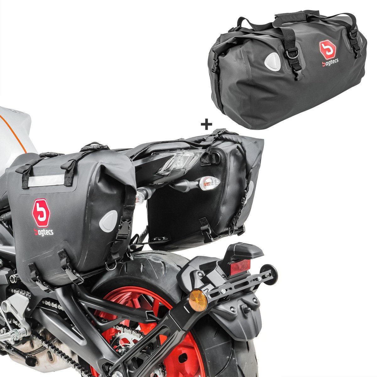 Reisetasche Satteltaschen Set für Buell XB12 / XB9 S Lightning WF60 Hecktasche