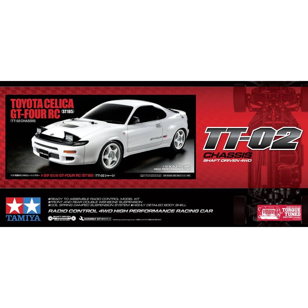 Tamiya RC-Auto 1:10 RC Toyo. Celica GT-Four TT-02 ST185 300058730