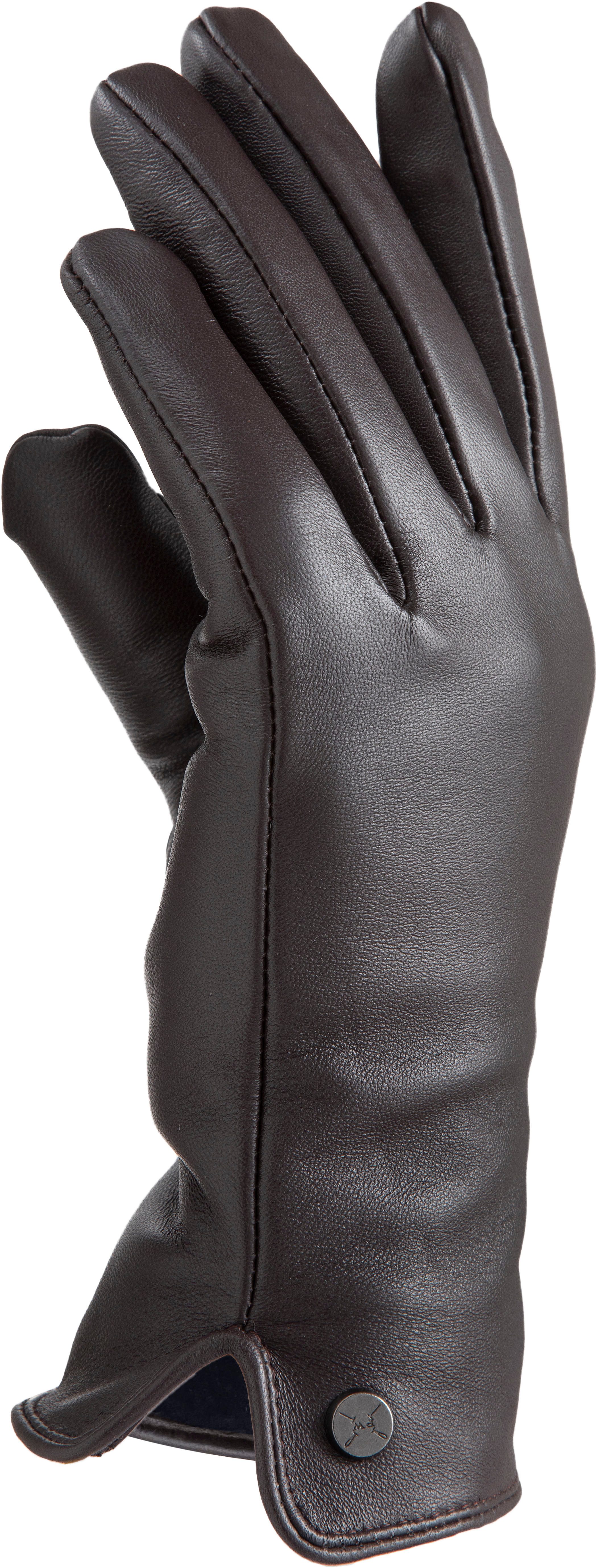 PEARLWOOD Lederhandschuhe Pam Glattlederhandschuh, Seitenschlitz günstig online kaufen
