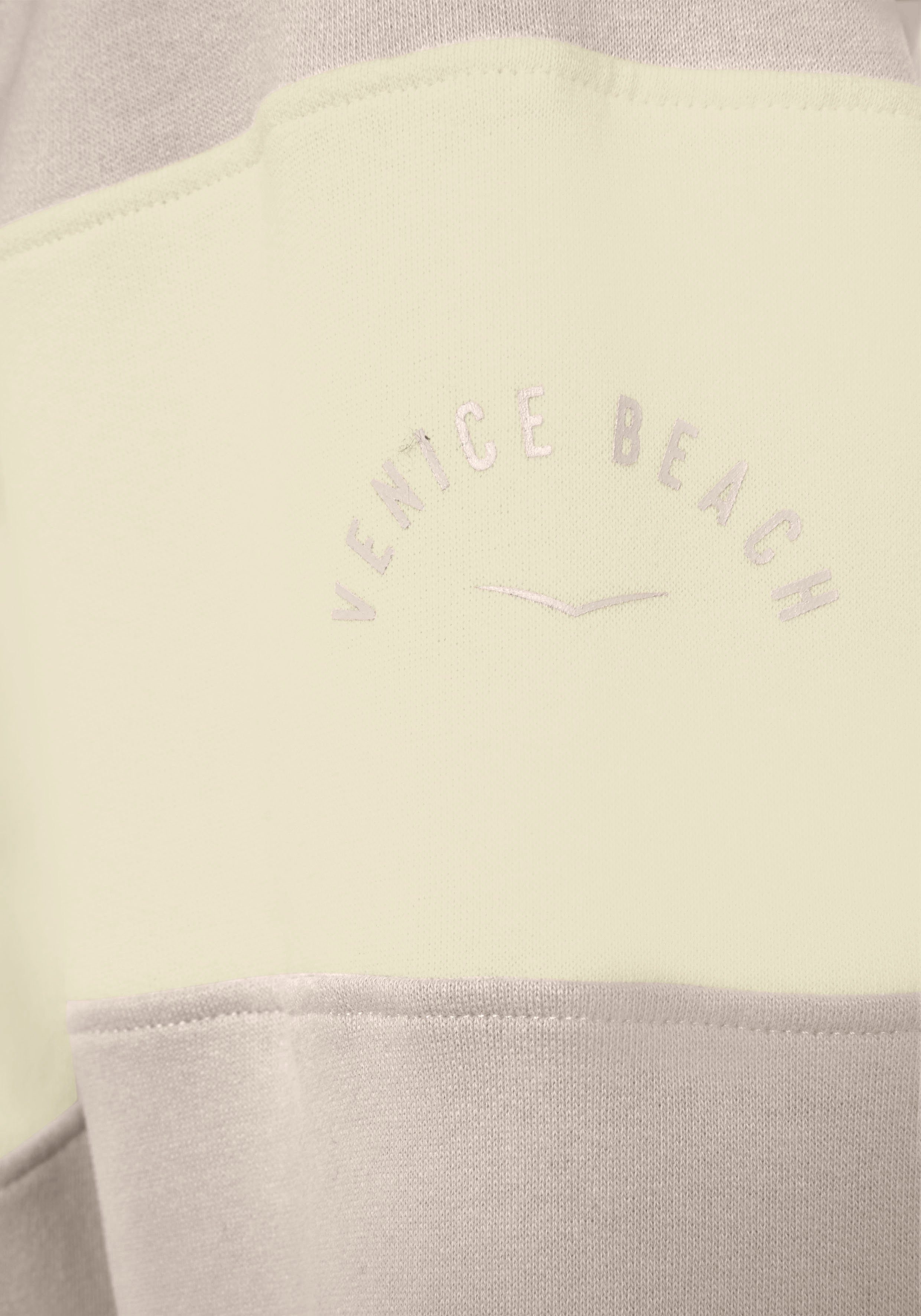 Venice Beach Kapuzensweatshirt mit Colorblock-Optik, sportlicher Hoodie