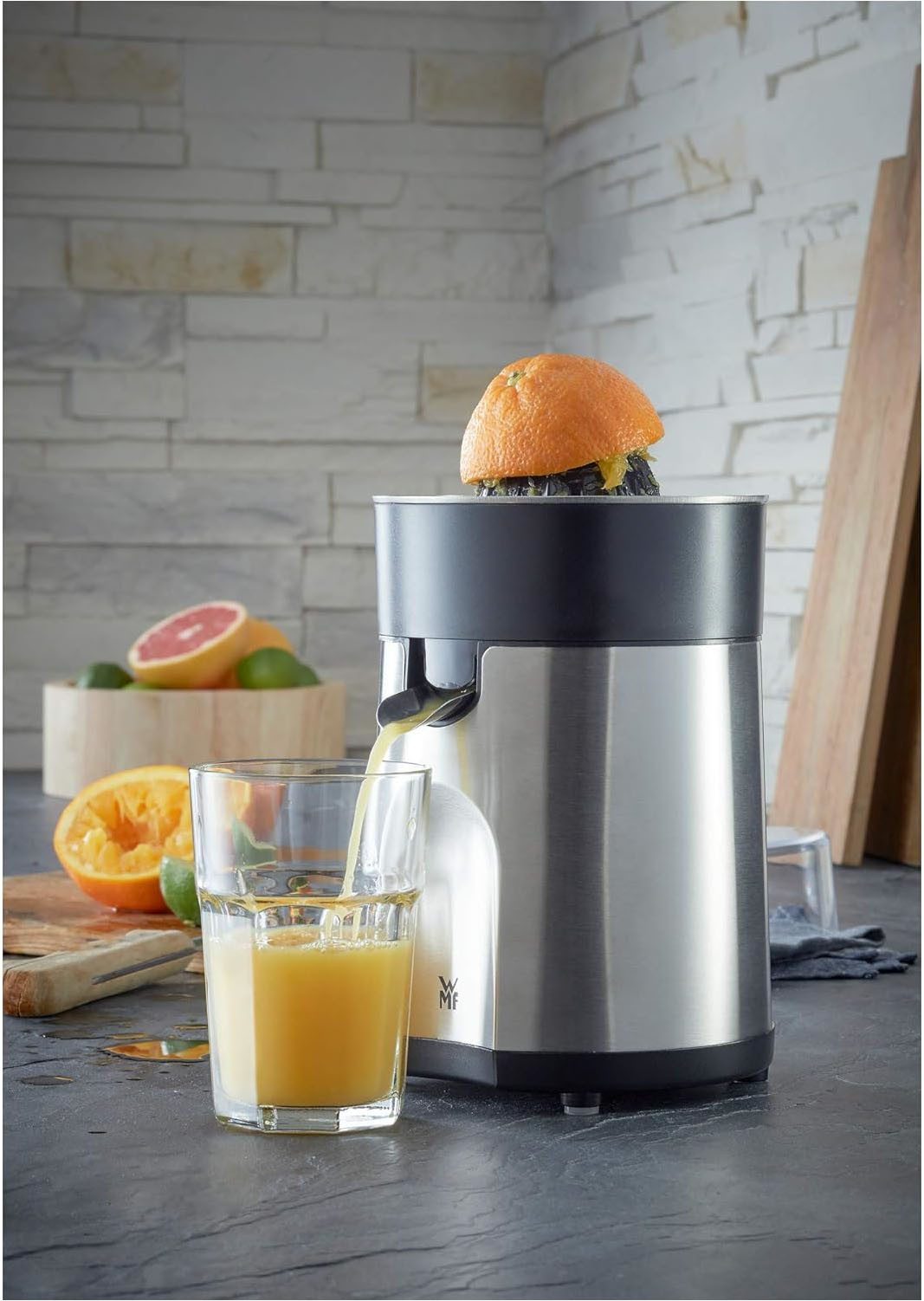 WMF Zitruspresse Stelio, 85 W, für unterschiedliche Fruchtgrößen