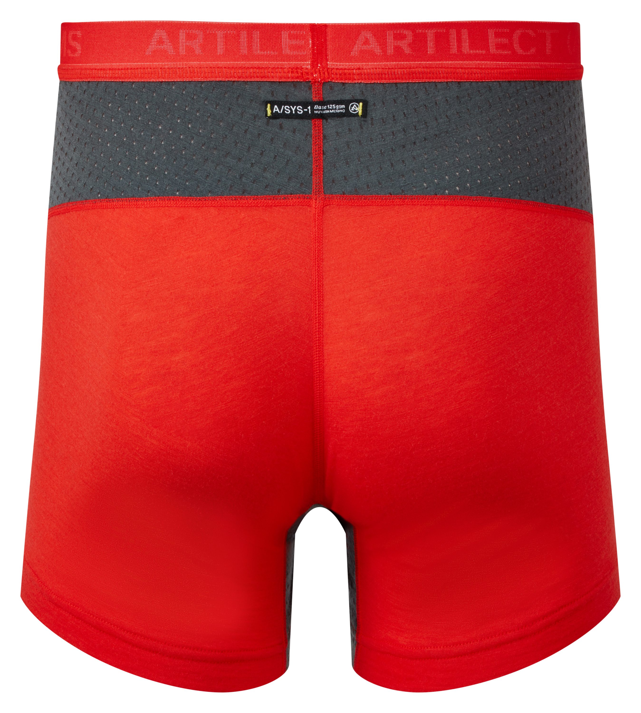 Artilect Boxer Artilect Herren Boulder Unterhose Red/Ash Brief 125 Super Boxer